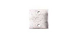 Nunn Design Antique Silver (plated) Flat Mini Square Tag Link 13mm