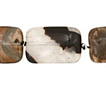 Black Sardonyx Thin Pillow 30x20mm