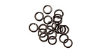 Gunmetal Round Jump Ring 4mm, 21 gauge