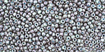 TOHO Marbled Opaque Turquoise/Luster Transparent Blue Round 11/0 Seed Bead