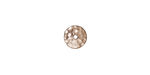 TierraCast Rhodium (plated) Hammered Bead Cap 2x8mm