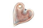 Gaea Ceramic Twilight Blue True Love Pendant 25x29mm