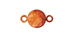 Patricia Healey Copper Flat Circle Link 23x13mm