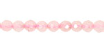Rose Quartz Faceted Round 6mm