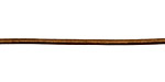 Kansa (metallic) Round Leather Cord 1.5mm