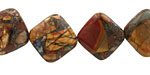 Red Creek Jasper w/ Pyrite Diamond 16mm