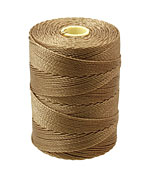 C-Lon Khaki Fine Weight (.4mm) Bead Cord