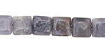Iolite Puff Square 10mm
