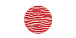 Lillypilly Red Zebra Anodized Aluminum Disc 19mm, 24 gauge