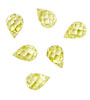 Lemon Ice Faceted Teardrop 6x9mm