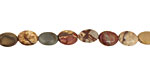 Red Creek Jasper Flat Oval 8x6mm