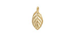 Ezel Findings Gold (plated) Sweet Bay Leaf 7x15mm