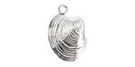 Nunn Design Sterling Silver (plated) Clam Charm 15x22mm