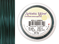 Artistic Wire Kelly Green 22 gauge, 15 yards