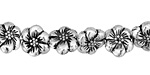 Pewter 6 Petal Flower 11mm