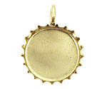 Brass Bottle Cap Bezel 30mm