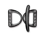 TierraCast Gunmetal 5 Hole D Ring Set 15x20mm, 30mm bar