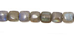 Labradorite Puff Square 8mm