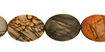 Red Creek Jasper Flat Oval 18x13mm