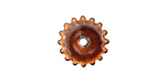 C-Koop Enameled Metal Wisteria Purple Small Closed Gear 16mm