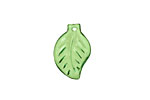 Lucite Transparent Bottle Mini Birch Leaf 12x18mm