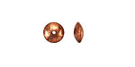 Vintaj Artisan Copper Smooth Saucer Bead 3.5x8mm