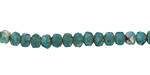 Czech Glass Beach Glass Fire Polished Rondelle 4x5mm