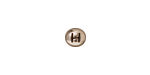TierraCast Antique Rhodium (plated) Alphabet Bead "H" 7x6mm
