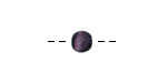Tagua Nut Midnight Round 6mm