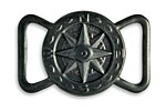 Vintaj Arte Metal Compass Ribbon Slide 40x24mm