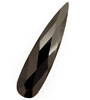 Onyx Faceted Flat Teardrop 9x36mm