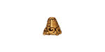 TierraCast Antique Gold (plated) Heirloom Cone 8x9mm