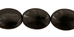 Black Onyx Flat Oval 20x15mm