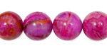 Ruby Crazy Lace Agate Round 14mm