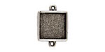 Nunn Design Antique Silver (plated) Mini Square Frame Link 21x15mm