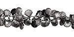 Gunmetal Sea Shell Chain