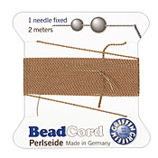 Beige Griffin Nylon Beading Cord Size 4, 2 meters