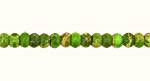 Green Impression Jasper Rondelle 6mm