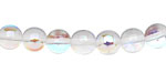 Czech Glass Crystal AB Round 8mm