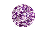 Lillypilly Purple Baroque Anodized Aluminum Disc 25mm, 24 gauge
