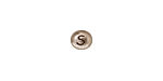TierraCast Antique Rhodium (plated) Alphabet Bead "S" 7x6mm