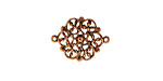Stampt Antique Copper (plated) Celtic Swirls Connector 18x13.5mm