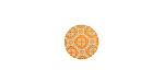 Lillypilly Orange Baroque Anodized Aluminum Disc 11mm, 24 gauge