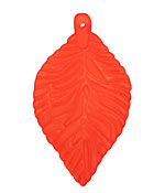 Lucite Cardinal Ivy Leaf 30x53mm