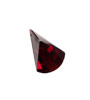 Garnet Faceted Fan 12x18mm