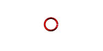 Red Anodized Aluminum Jump Ring (Saw Cut) 6mm, 20 gauge (4.1mm inside diameter)
