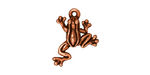 TierraCast Antique Copper (plated) Leap Frog Charm 16x18mm