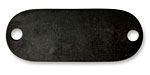 Vintaj Arte Metal Rounded 2 Hole Plate 46x18mm