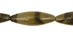Green Water Jasper Rice 30x10mm