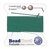 Green Griffin Nylon Beading Cord Size 8, 2 meters
